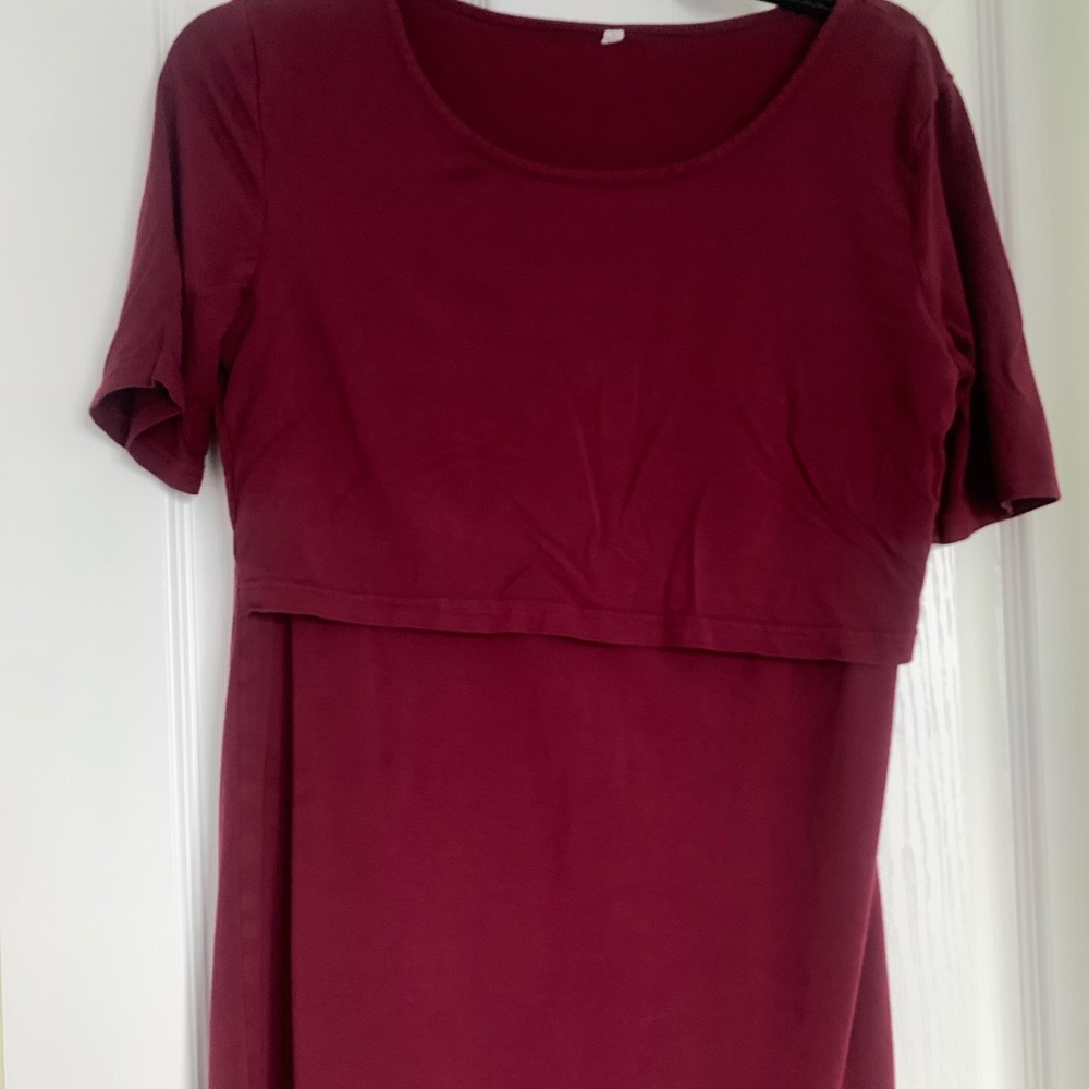 Nursing top Medium Maroon